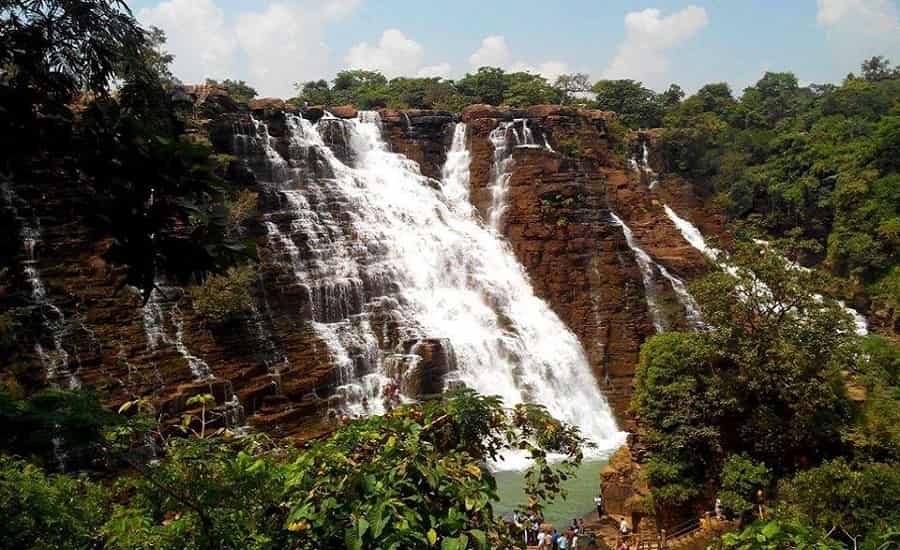 Tirathgarh Waterfalls Water Fall in Jagdalpur-min