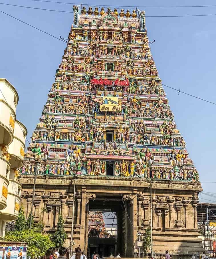 Kapaleeshwarar Temple Structure