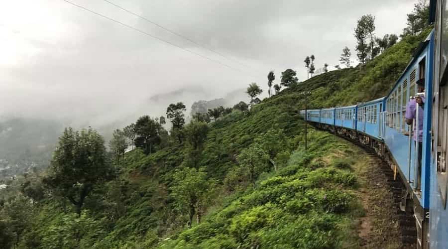 The train from Nuwara Eliya to Ella