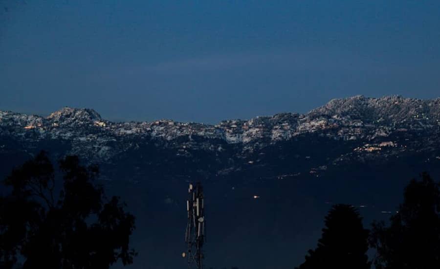 Mussoorie during Winter