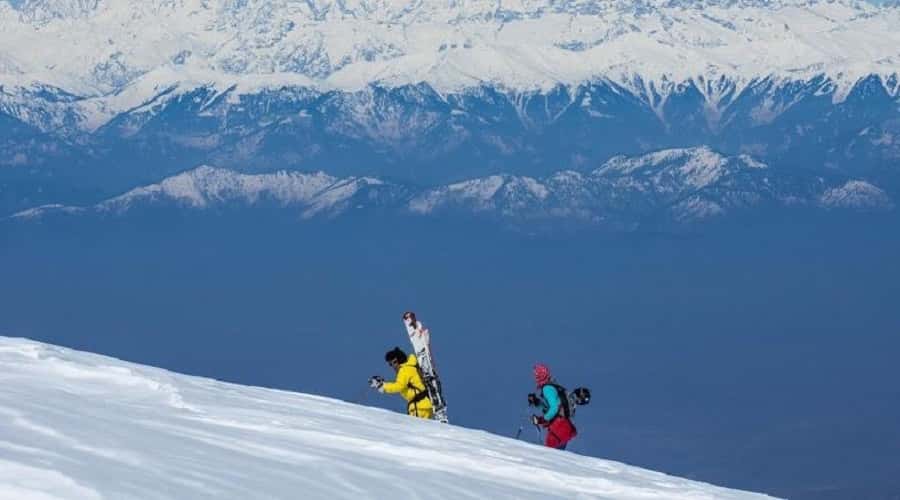 Skiing at Pahalgam