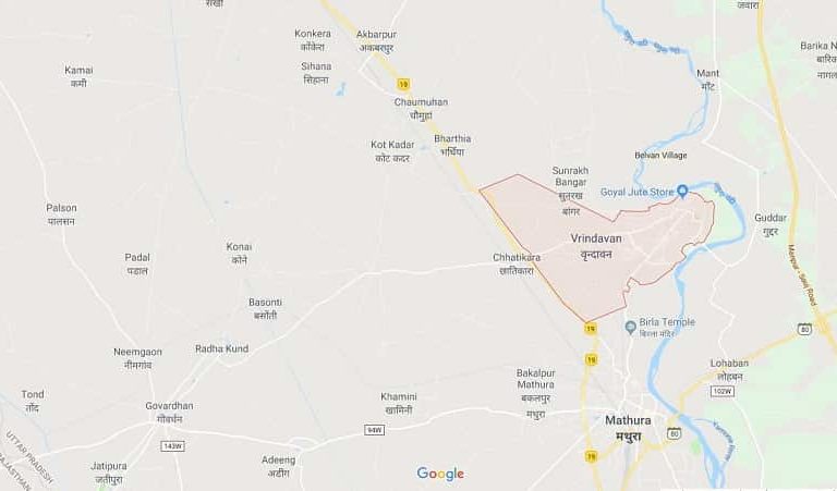 Vrindavan Location