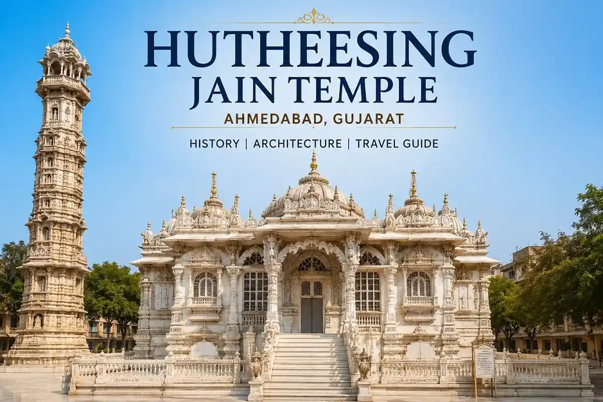 Hutheesing Jain Temple in Ahmedabad, Gujarat