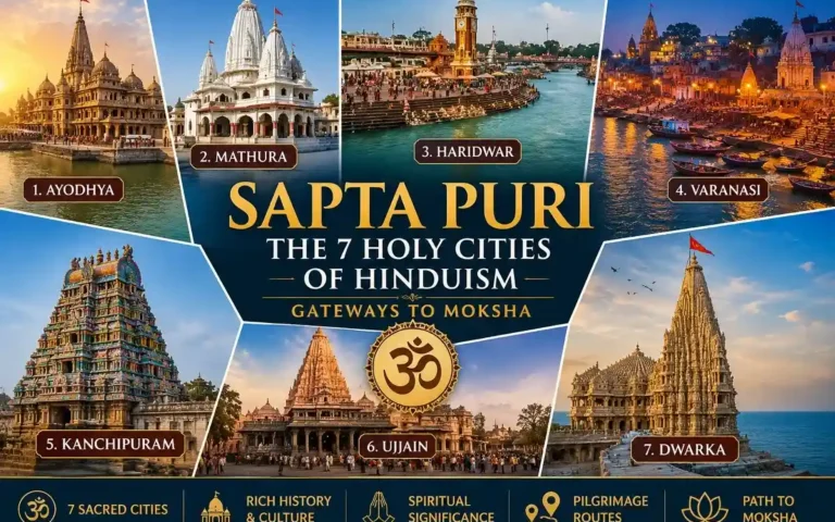 Sapta Puri - The 7 Holy Cities of Hinduism Explained
