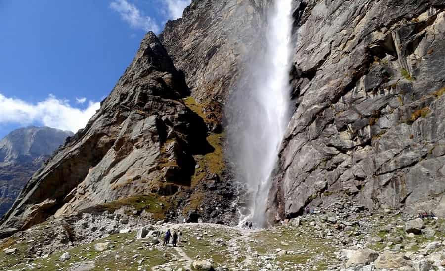 Vasudhara falls near badrinath