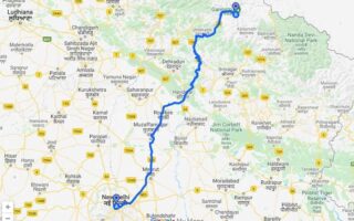 Gangotri Google Route Map