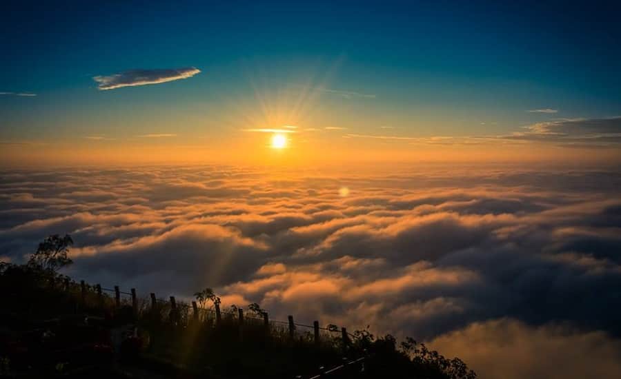 Sunrise from Nandi hills