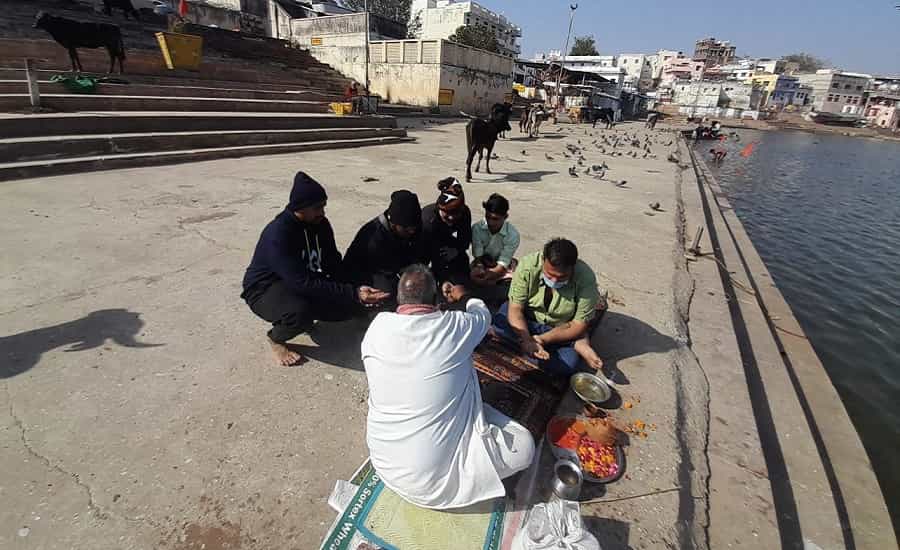 Pind Daan at Pushkar