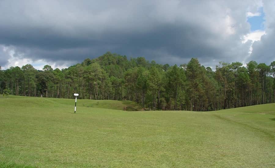 Ranikhet in Monsoon (Golf Course)
