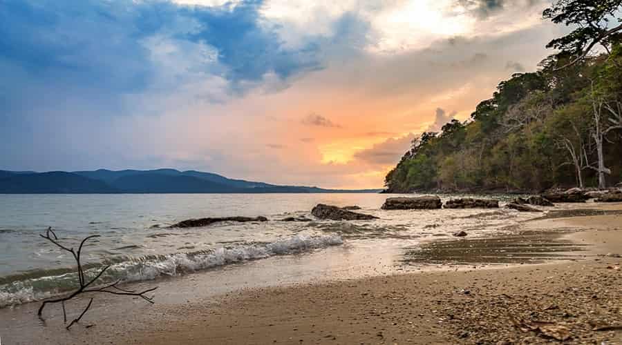 Sunset at Chidiya Tapu