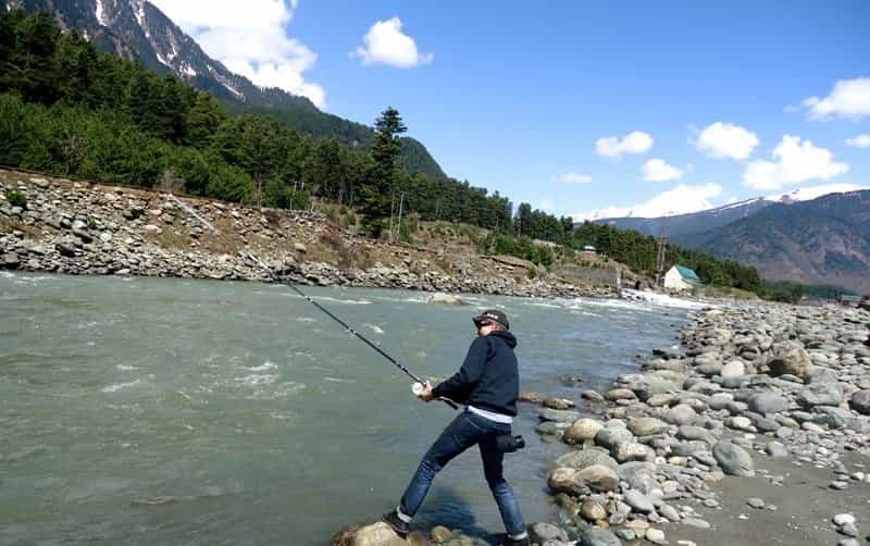 Fishing in Pahalgam