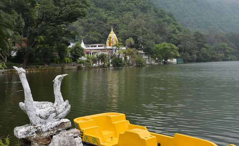 Renukaji Temple with Lake at Sirmaur, Himachal