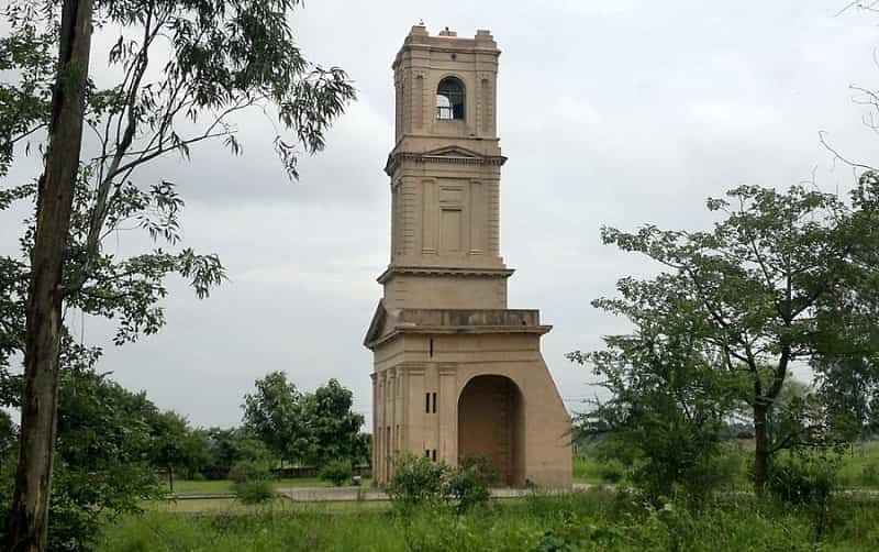 Cantonment church tower, Karnal
