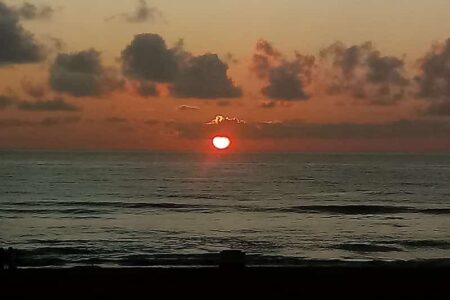 Sunrise On Thiruvanmiyur Beach