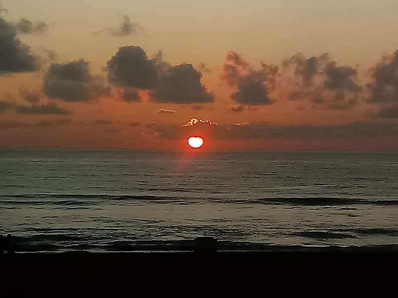 Sunrise On Thiruvanmiyur Beach