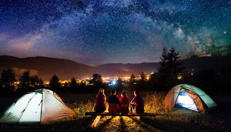 Camping Under the Stars in Uttan