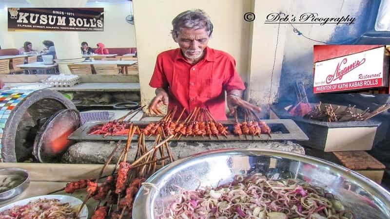 Kathi Rolls at Nizam’s, Kolkata