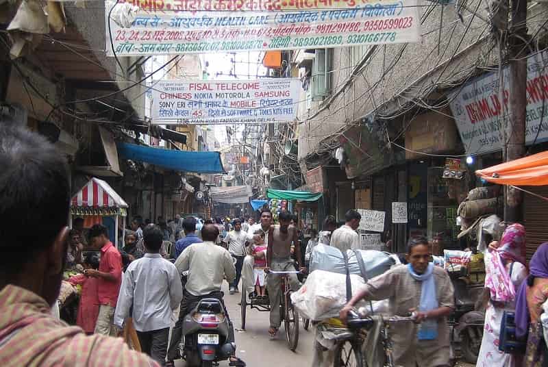 Shopping in Paharganj, Central Delhi