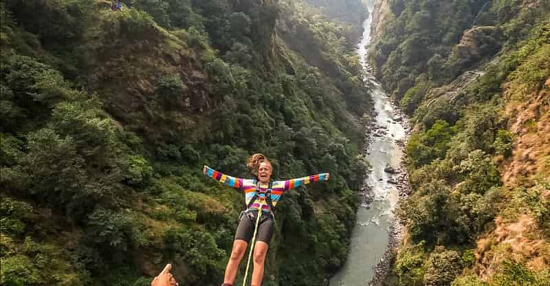 Bungee Jumping at The Last Resort, Nepal