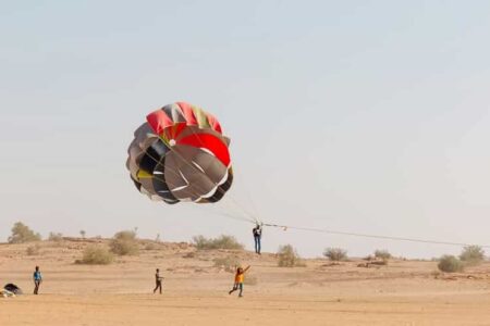 Kanoi-Parasailing, Jaisalmer