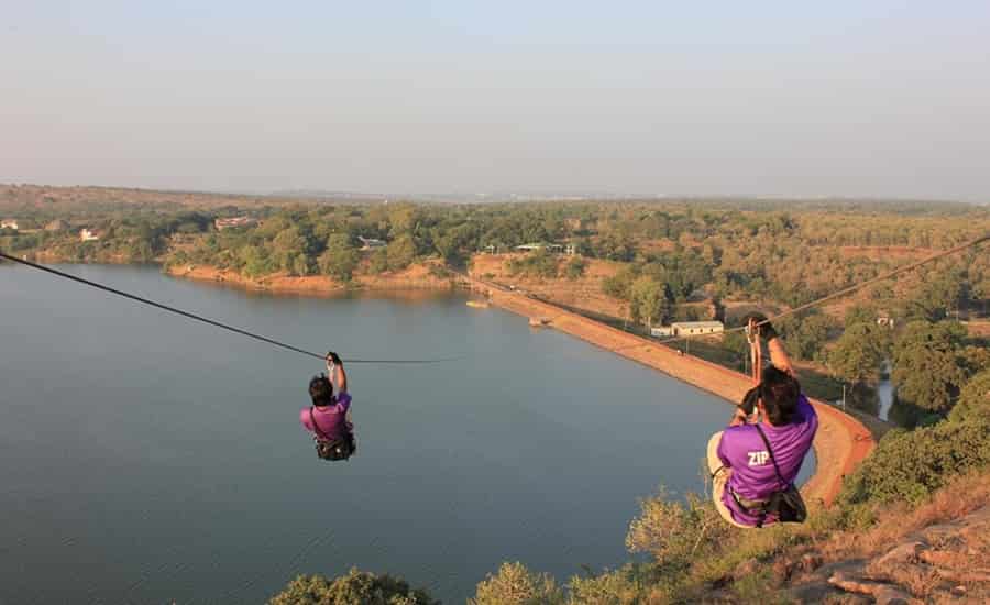 Flying Fox-Kerwa Dam in Madhya Pradesh
