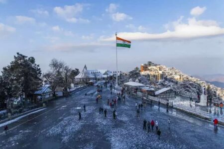 Snowfall in Shimla