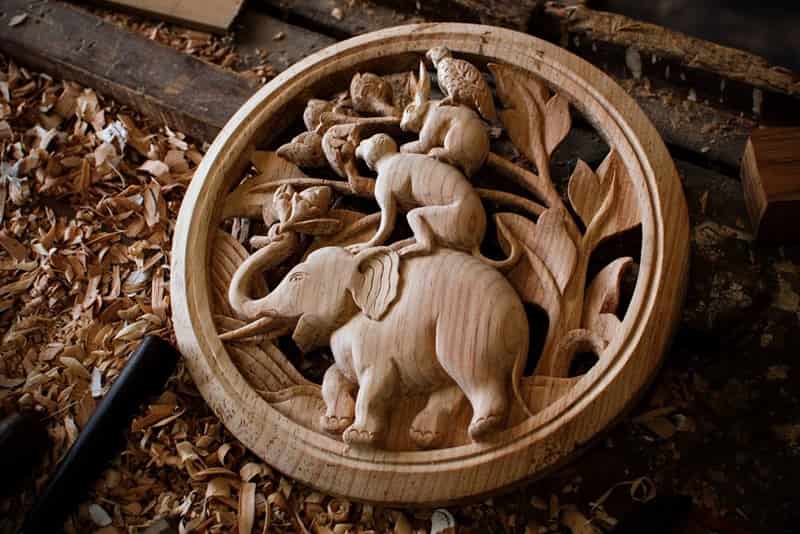 Woodwork Sculpture, Dharamshala